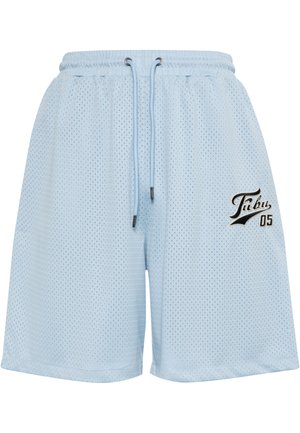 FUBU FM232-005-2 VARSITY - Szorty - lightblue black