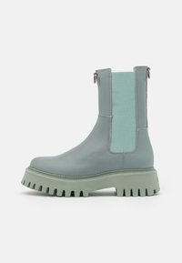 Não selecionado, dark sage green