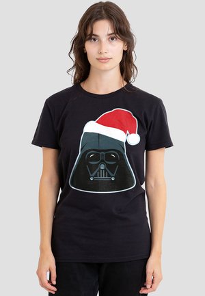 STAR WARS DARTH VADER CHRISTMAS SANTA HAT - Print T-shirt - black