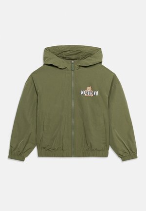 MOSCHINO HOODED JACKET UNISEX - Giacca da mezza stagione - olive green
