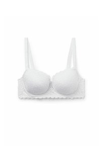 Sujetador balconette - white