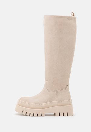 Plateaustiefel - beige