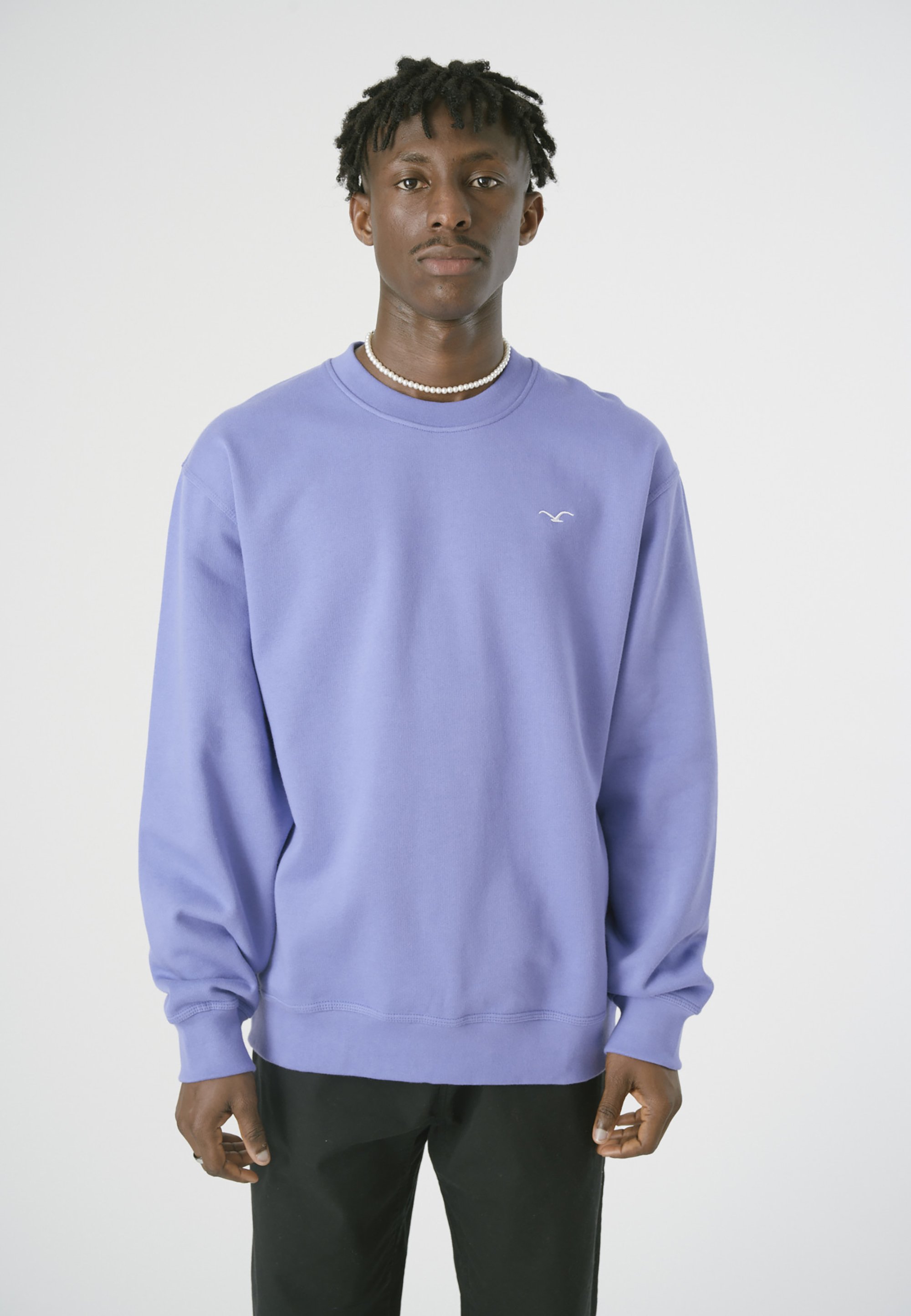 Cleptomanicx LIGULL BOXY - Sweatshirt - very peri/lila - Zalando.de