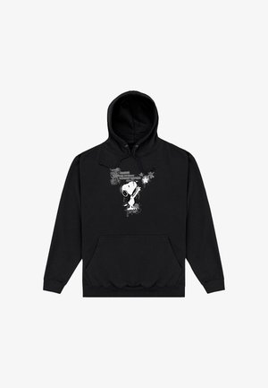 Henry Tiger, SNOOPY GRAFITI PEANUTS SNOOPY URBAN SPRAY PAINT GRAPHIC - Sweat à capuche - jet black