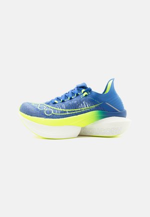Saucony ENDORPHIN ELITE 2 UNISEX - Utcai futócipők - lapis/citron