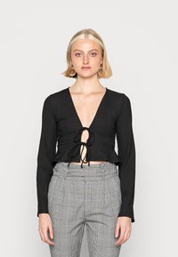 Gina Tricot COLETTE - Camisola de manga comprida - black