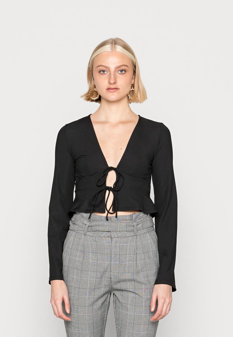 Gina Tricot COLETTE - Camisola de manga comprida - black