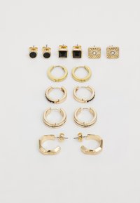 7 PACK - Boucles d'oreilles - gold-coloured/black