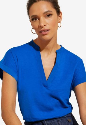 Love & Roses SHORT SLEEVE - Nyomott mintás póló - royal blue