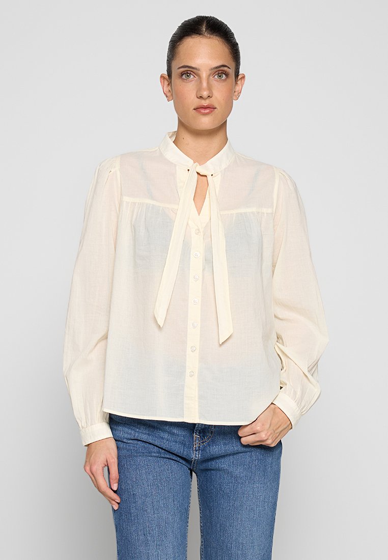 Pepe Jeans Overhemdblouse wit Pepe Jeans Overhemdblouse wit