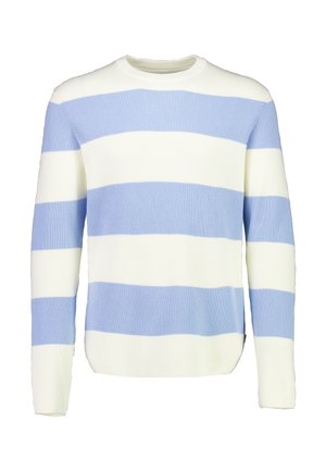 BLOCK STRIPE - Maglione - soft blue