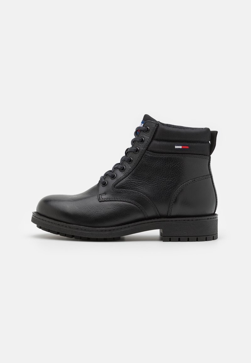Tommy Jeans Botines con cordones - black