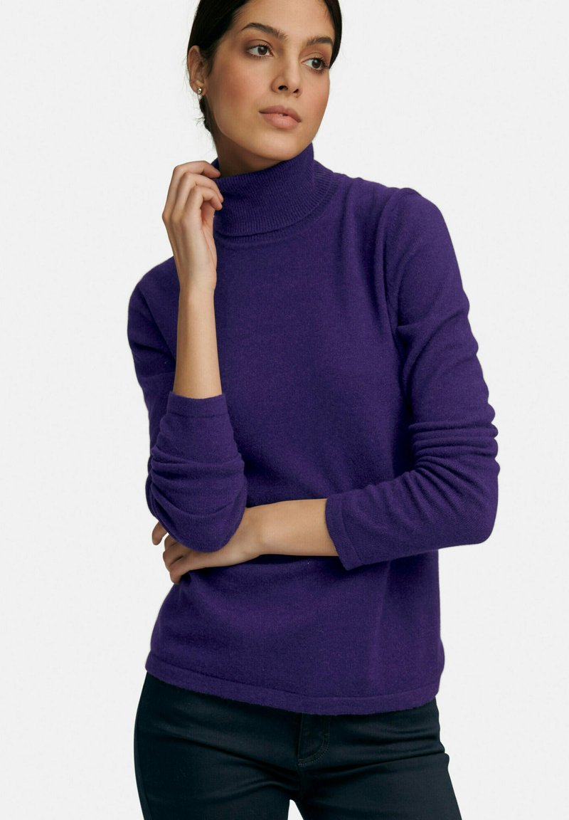 Damen Strickjacken | PETER HAHN Strickpullover lila - DS20169 Damen Strickjacken | PETER HAHN Strickpullover lila - DS20169