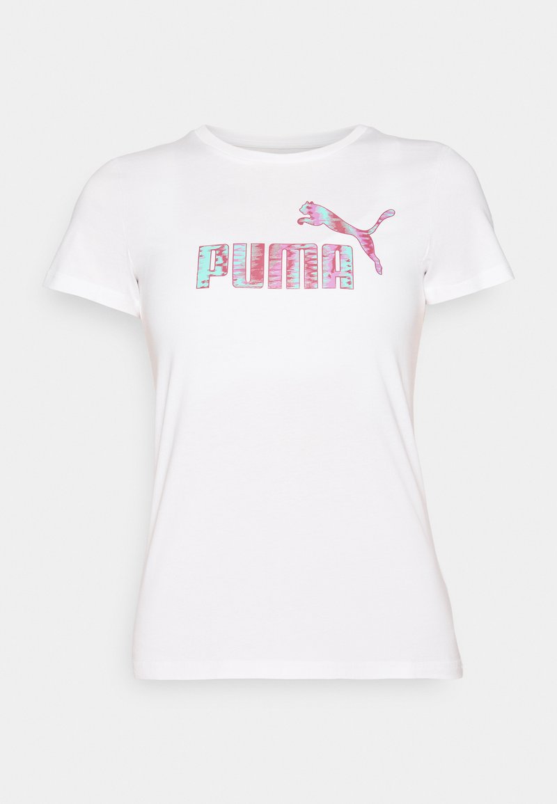 Puma T-shirt print wit Puma T-shirt print wit