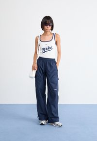 Nike Sportswear TANK - Top - white/midnight navy