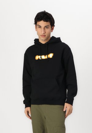BLUR HOODIE UNISEX - Džemperis su gobtuvu - black