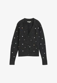 Niewybrane, anthracite heart embroidery