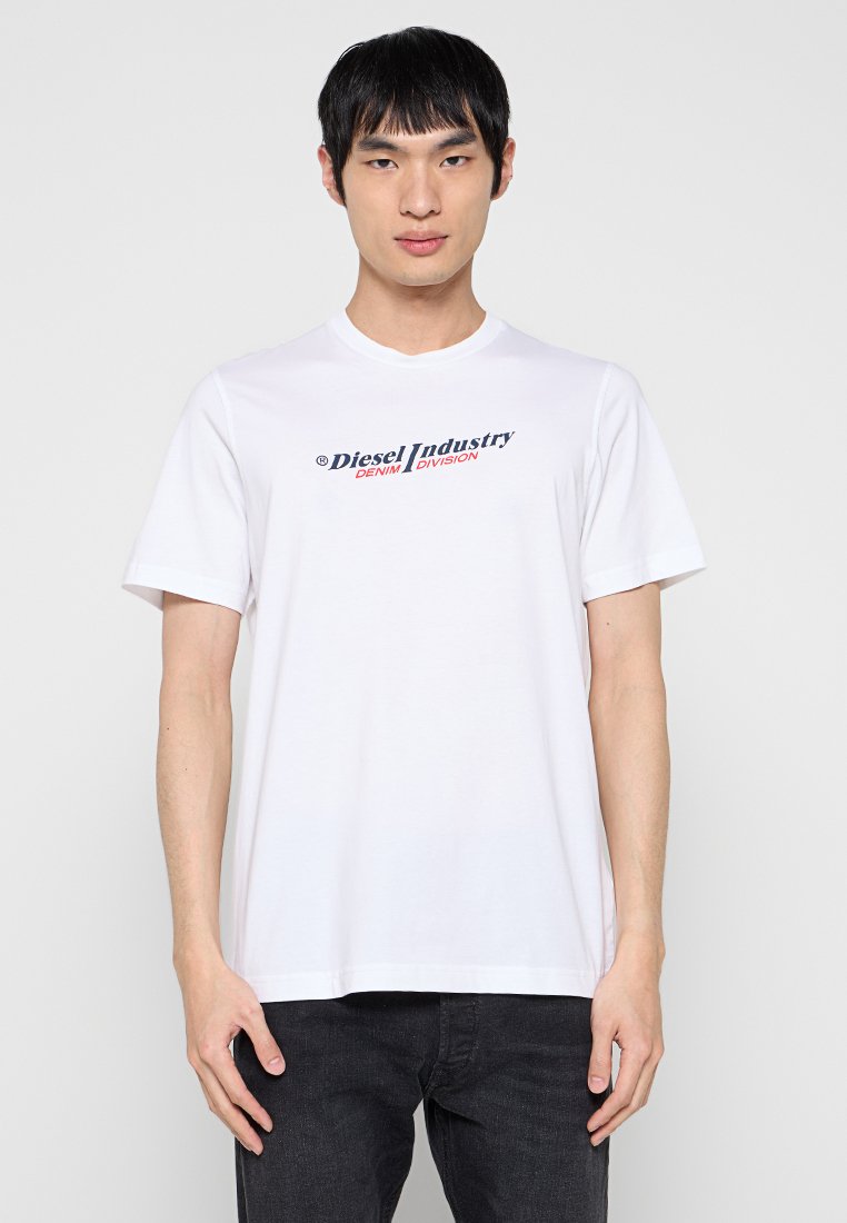 Diesel T-shirt print wit
