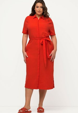 Shirt dress - orange