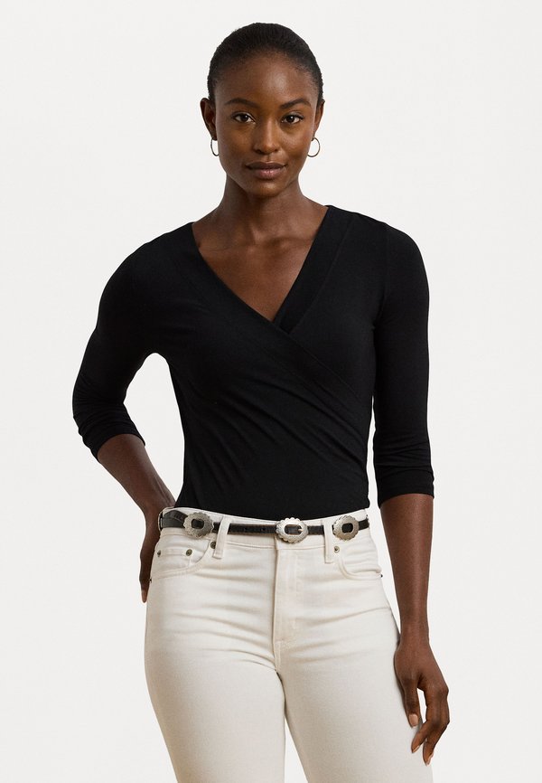 Surplice Jersey Top - Long sleeved top