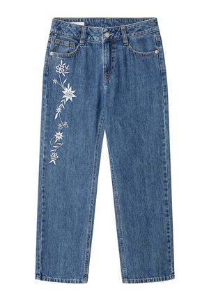 Pepe Jeans, PEPE JEANS STRAIGHT LEG JEANS STRAIGHT HW ROBYNE FLORAL - Jean droit - oz admiral blue rigid den