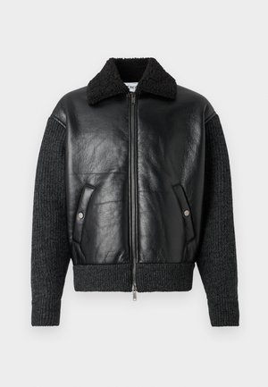 Iceberg GIUBBOTTO - Faux leather jacket - nero