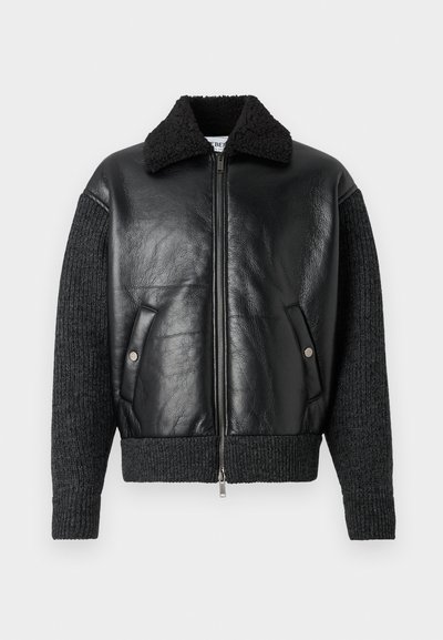 Iceberg GIUBBOTTO - Giacca in similpelle - nero