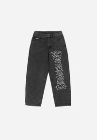 VARG CASPER PANT UNISEX - Vrećaste traperice - black