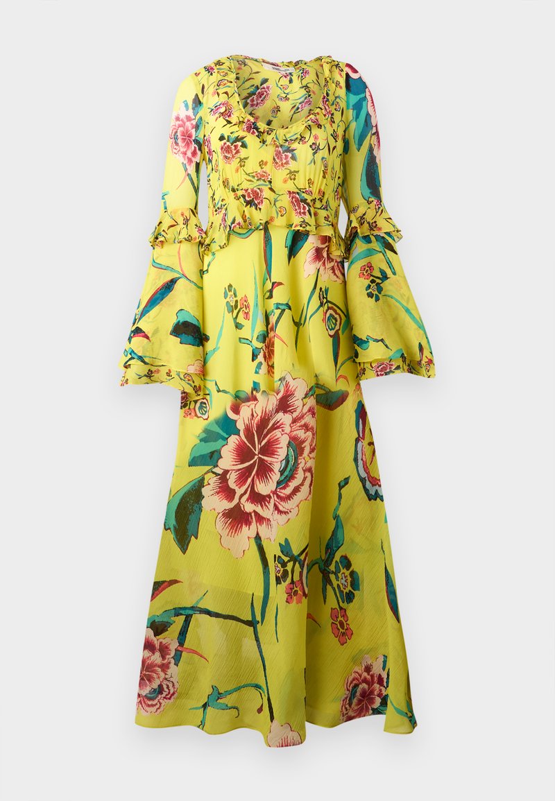 Diane von Furstenberg Maxi-jurk geel
