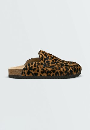 OYSHO, SLIP-ON SHOES - Mules - leopard