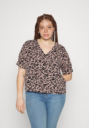 PCALLI - Blusa - misty rose/black