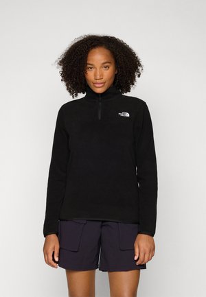 GLACIER 1/4 ZIP JACKET - Fleece trui - black