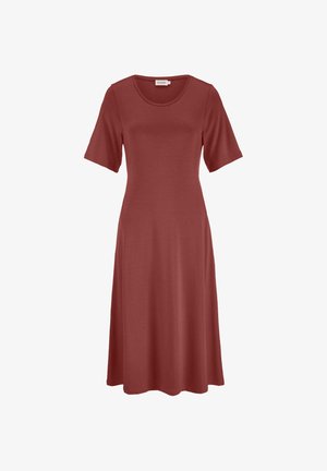 hessnatur, SLIM - Jerseyjurk - terrakotta