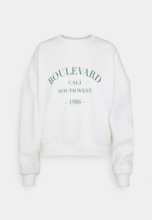 PRINTED CHUNKY - Sweater - white