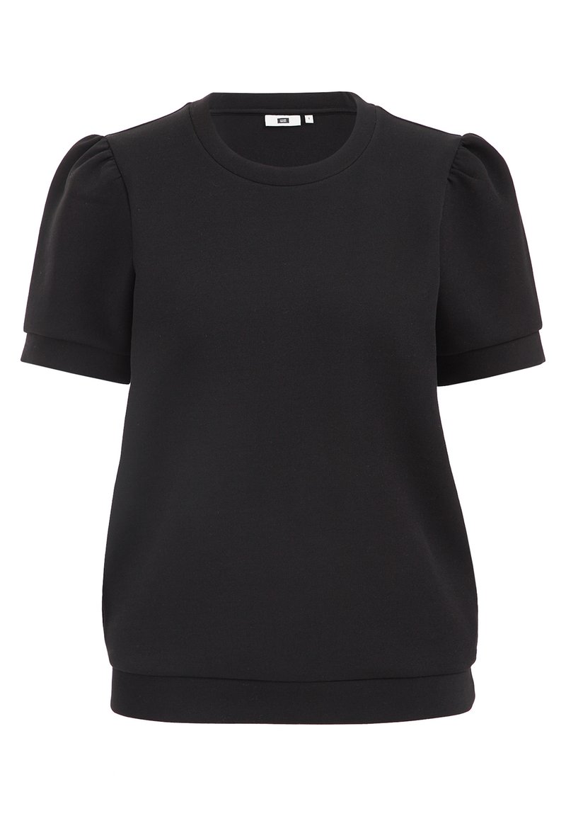 WE Fashion T-shirt basic zwart