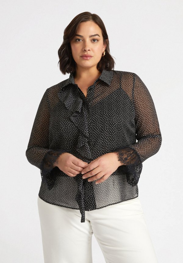 Hemdbluse - nero
