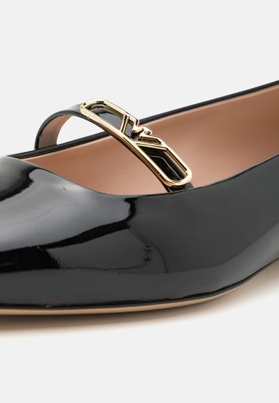 Emporio Armani ELOISE - Ankle strap ballet pumps - nero