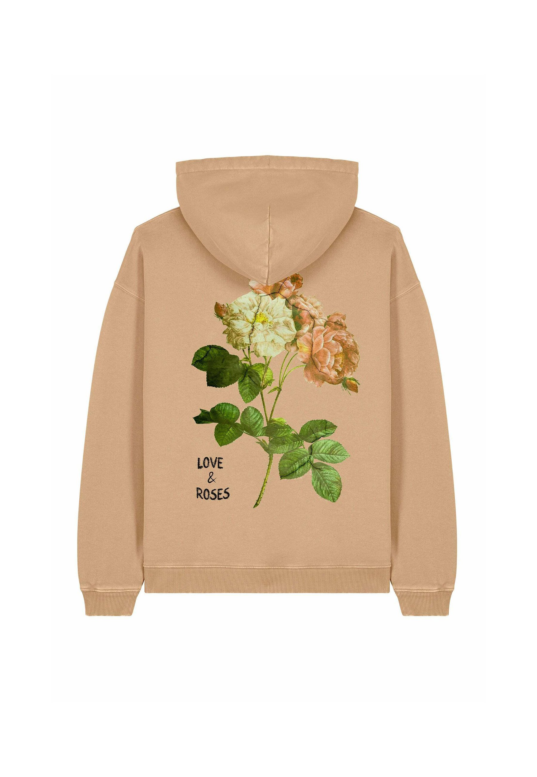 Mira Paris ROSES BACK VINTAGE PRINT - Hoodie - beige - Zalando