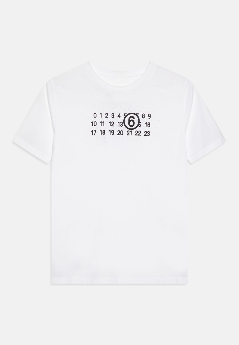 MM6 Maison Margiela T-shirt print wit MM6 Maison Margiela T-shirt print wit