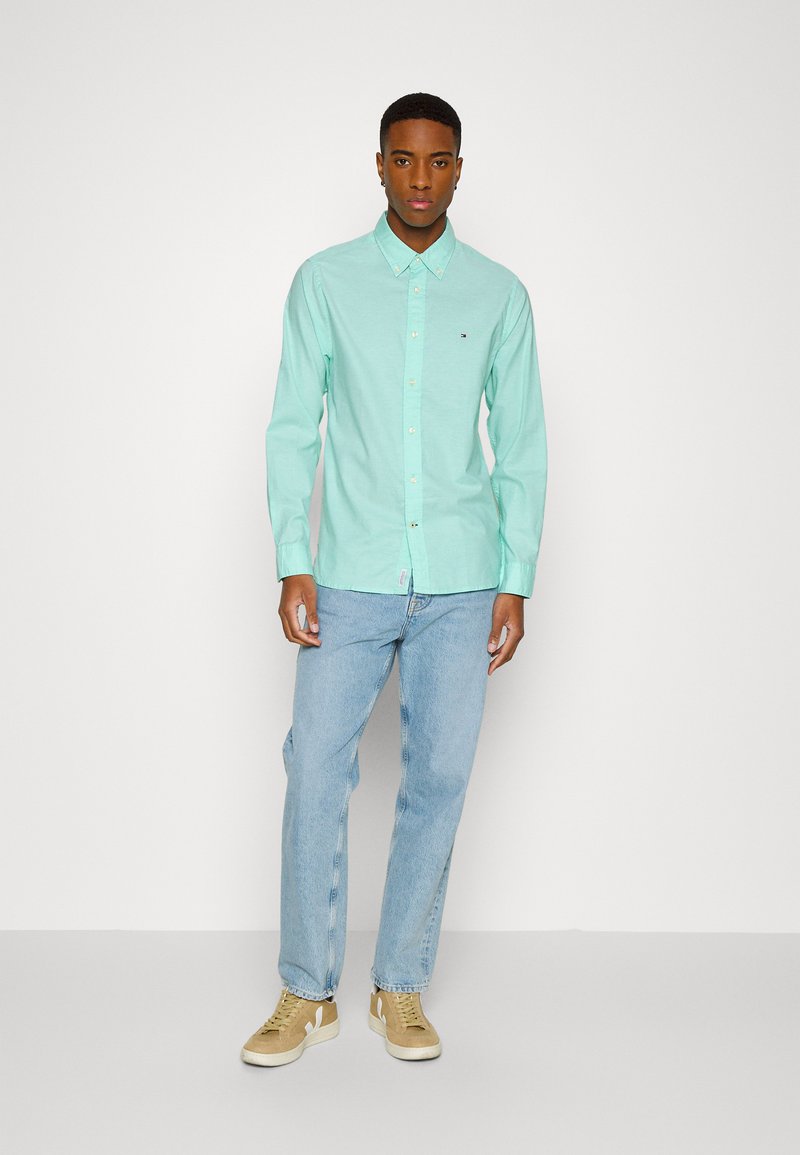 Tommy hilfiger green dress shirt Clearance