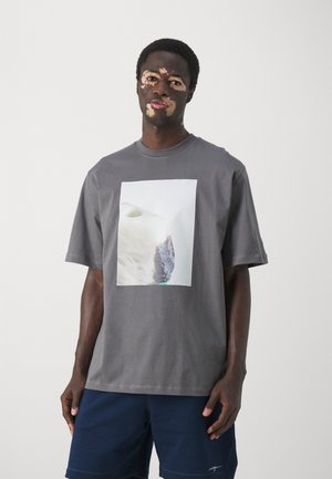 Print T-shirt - grey