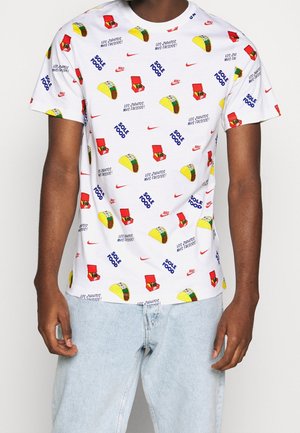 T-shirt print - white