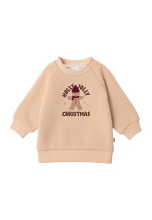 HOLLY JOLLY - Sweatshirt - beige