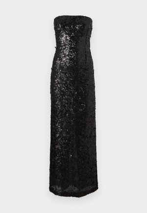 Pinko NINTENDO FULL MIX PAILLETTES - Vestito elegante - nero limousine