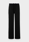 PCLAURA WIDE PANTS - Hlače - black