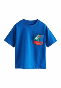 Next - SHORT SLEEVE INTERACTIVE APPLIQUÉ - Marškinėliai su spaudiniu - blue boat Miniatiūros vaizdas 1