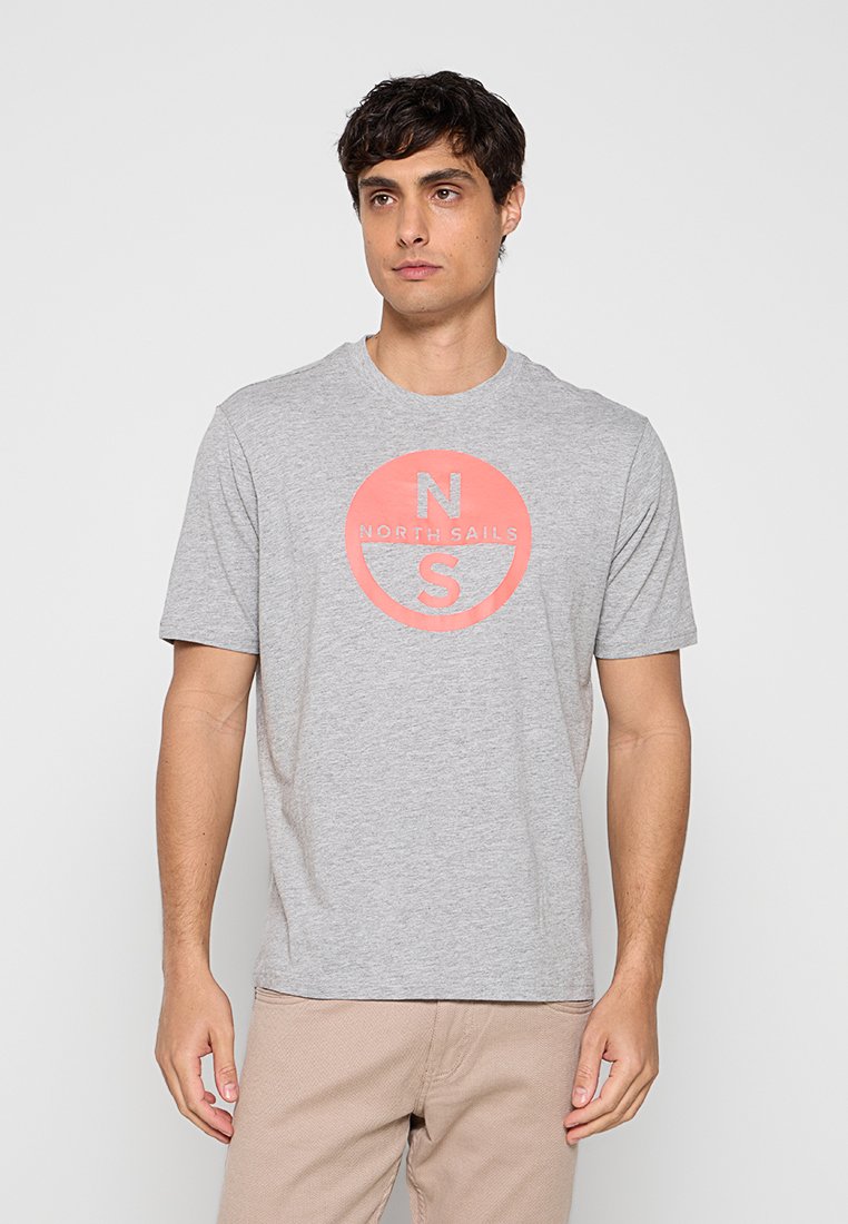 North Sails T-shirt print grijs