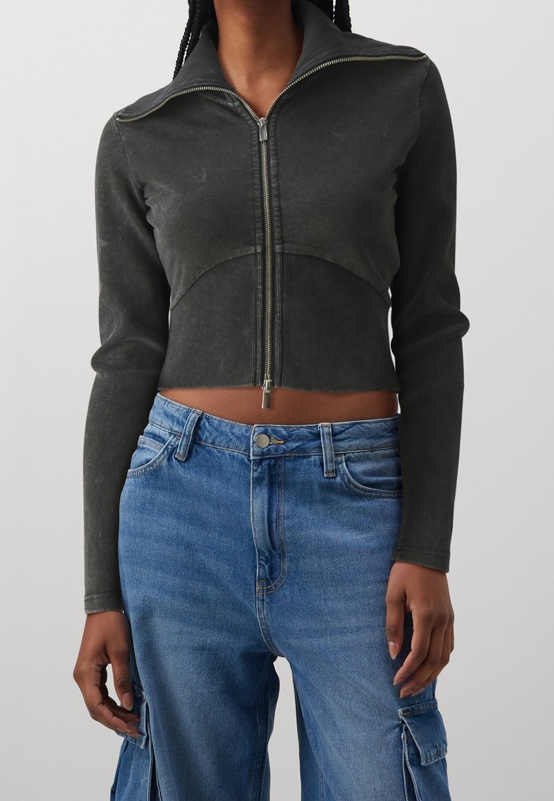 Even&Odd Sweat zippé - anthracite