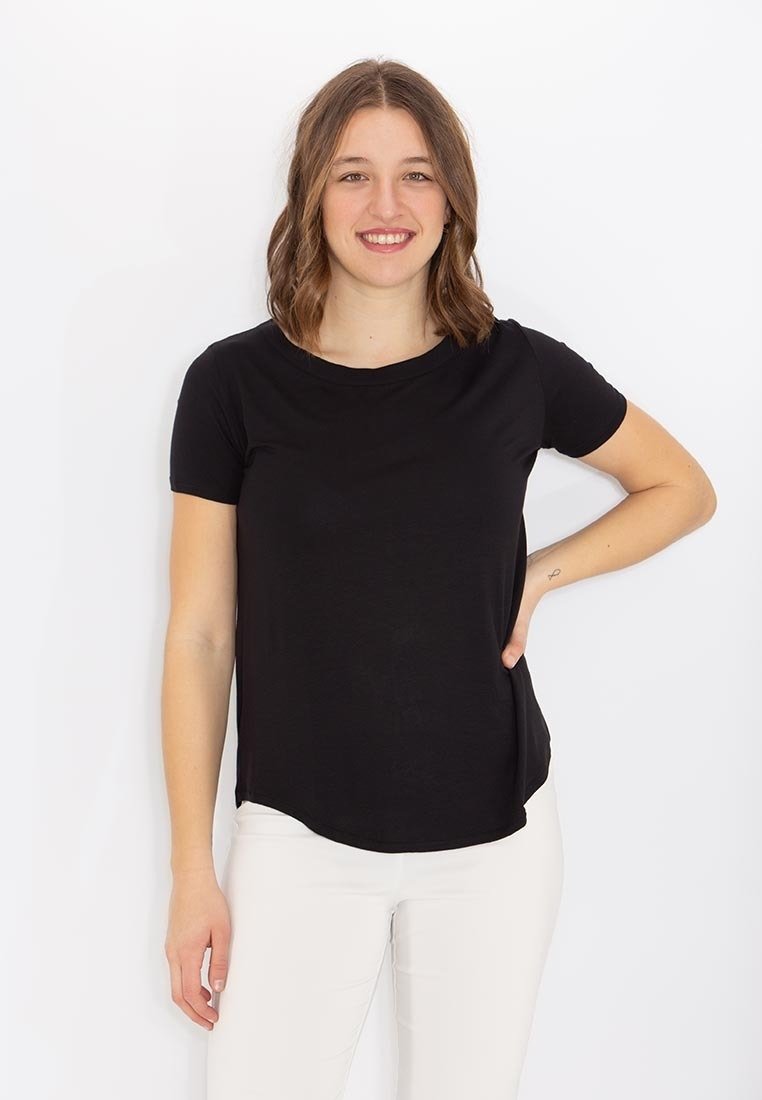 RAGNO FRESH - T-shirt basic - nero