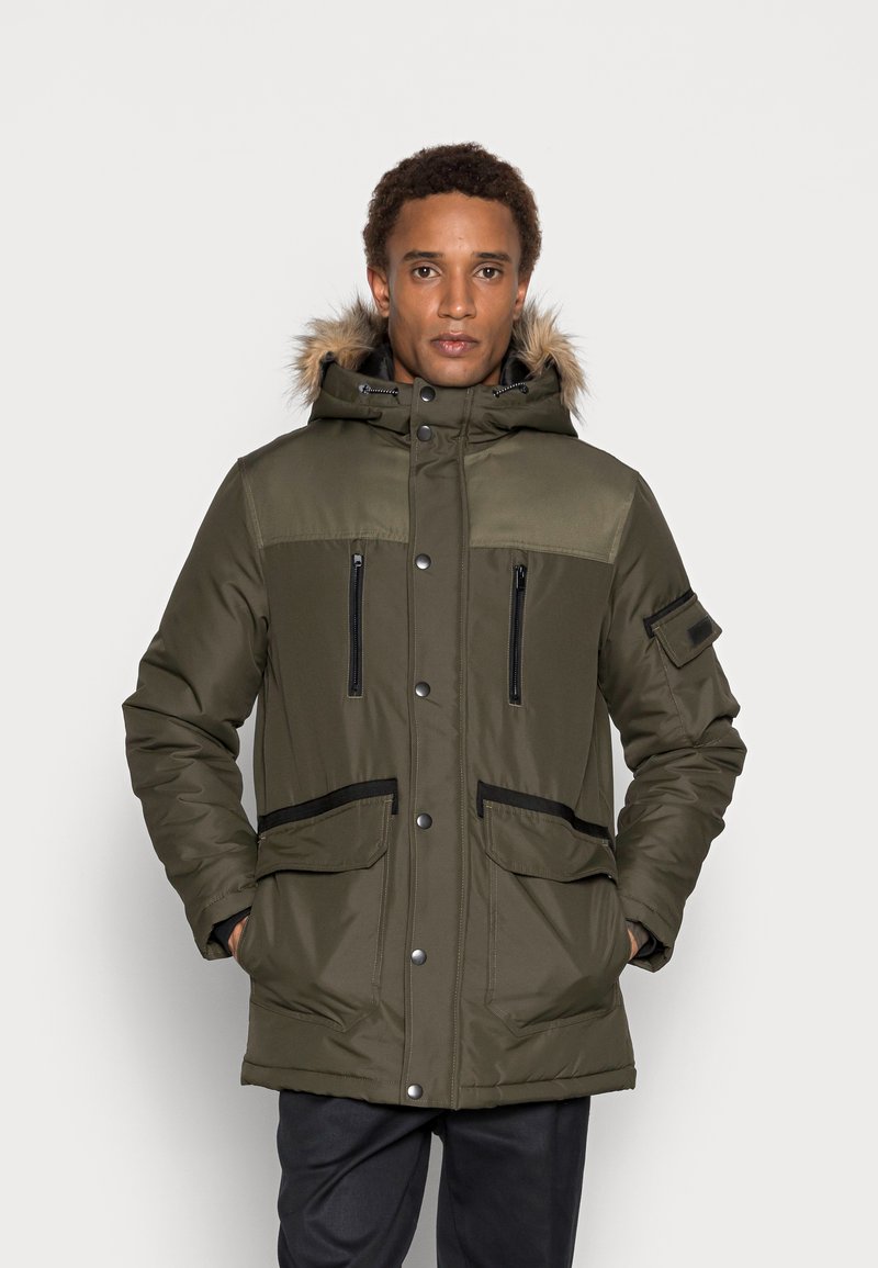 Jack & Jones - JJEGLOBE - Chaqueta de invierno - forest night, Ampliar